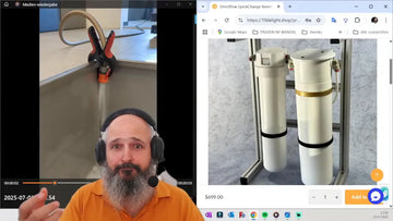 Quick change reverse osmosis filter system